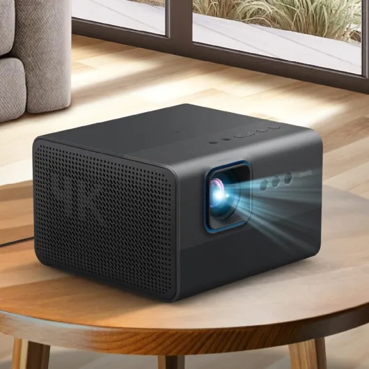 GP520 4K HDR 2600lm LED Living Room Projector for Home Entertainment with Google TV, Auto Cinema Mode, MEMC, Rec.709, HDR10+, HDMI 2.1, USB-A, USB-C, Wifi6, Bluetooth5.2, eARC, Dolby, 7.1 Channel