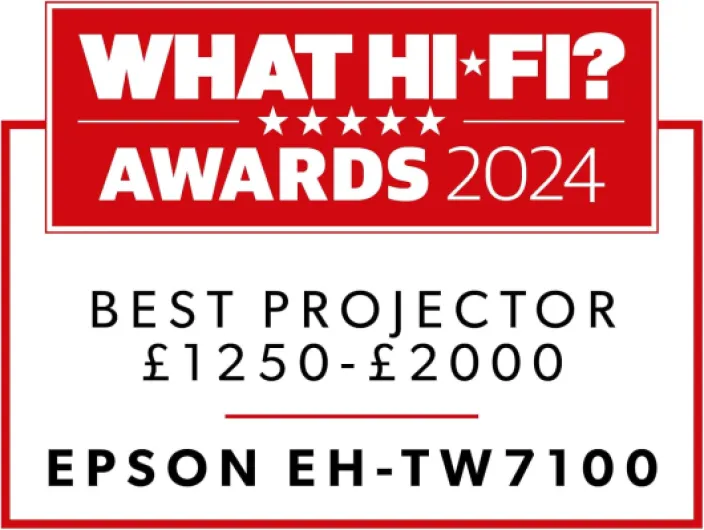 EH-TW7100 3LCD, 4K PRO-UHD, 3000 Lumens, 500 Inch Display, Wide Lens Shift Range, Home Cinema, Streaming and Gaming Projector - White EHTW7100