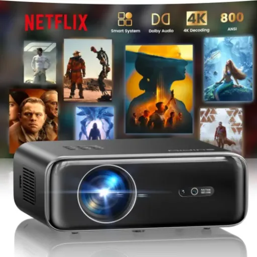 WiMiUS P62 Pro Review: a bright 1080p smart projector with real streaming built in