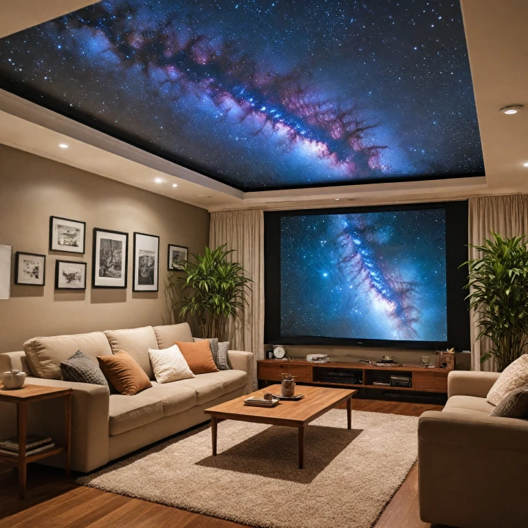 Enhance Your Viewing Experience with a Ceiling-Mounted Projector