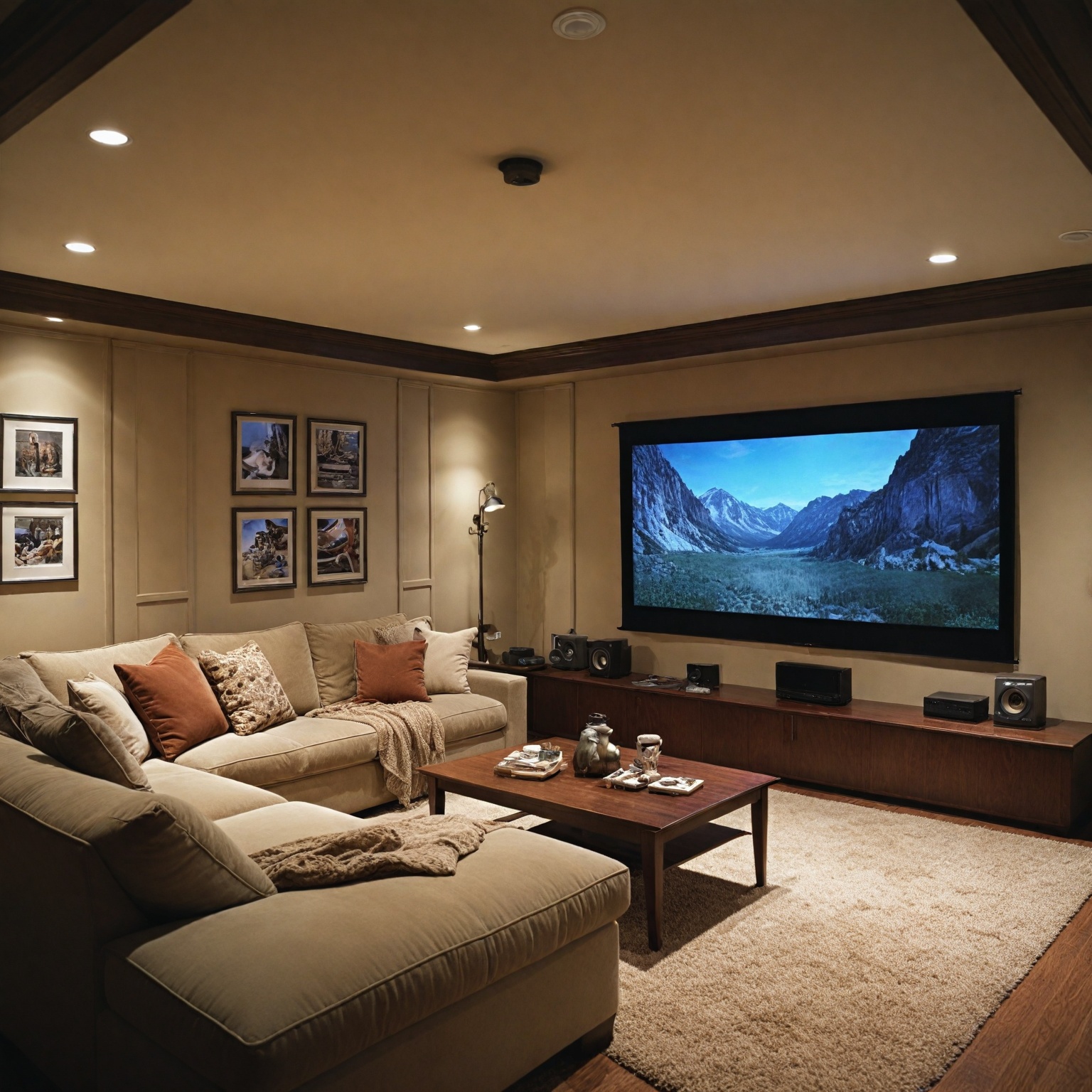 Enhancing Your Home Theater with a Retractable Projector Screen