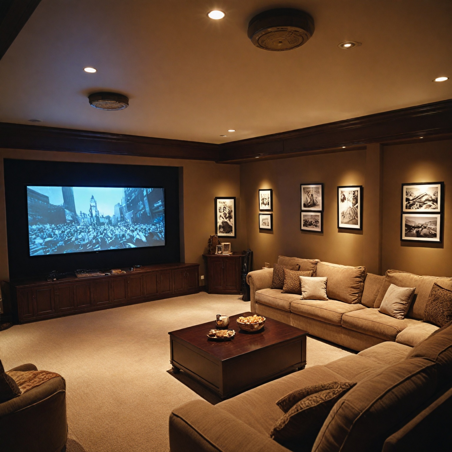 Enhance Your Home Theater Experience with a Ceiling-Mounted Projector