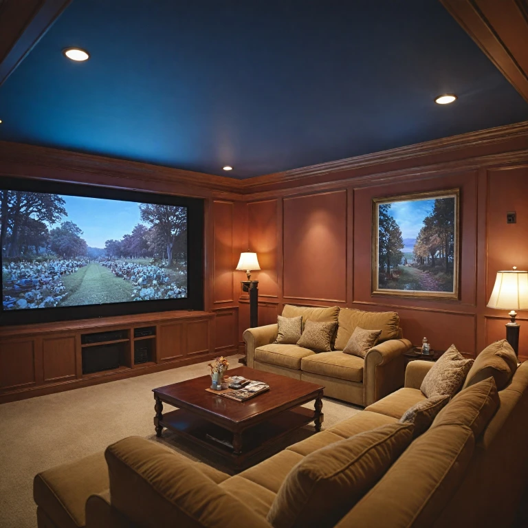Enhancing Your Home Theater Experience with a Projector and Ceiling Mount