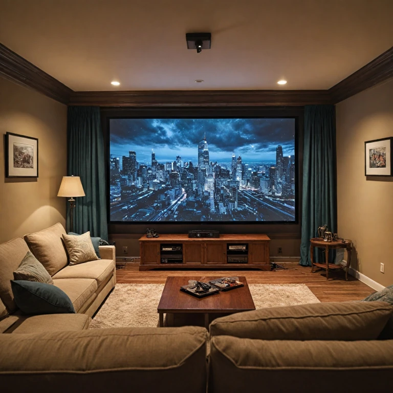 Enhance Your Viewing Experience with a Pull-Down Projector Screen