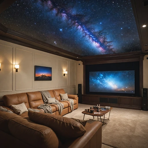 Enhancing Your Home Theater Experience with a Projector on a White Wall