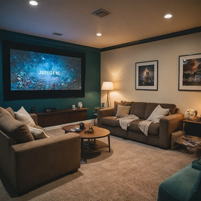 Enhancing Your Home Theater Experience: Projecting onto a White Wall