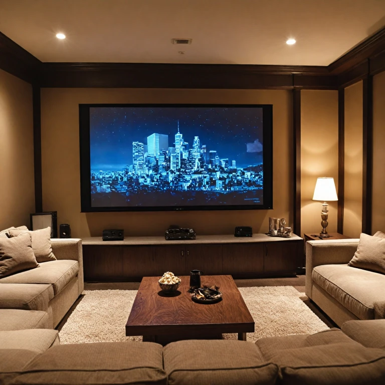Enhance Your Viewing Experience with a Large Projection Screen
