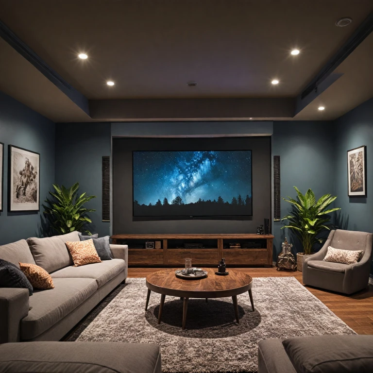 Enhancing Your Home Theater Experience with a Wall-Mounted Projector Screen