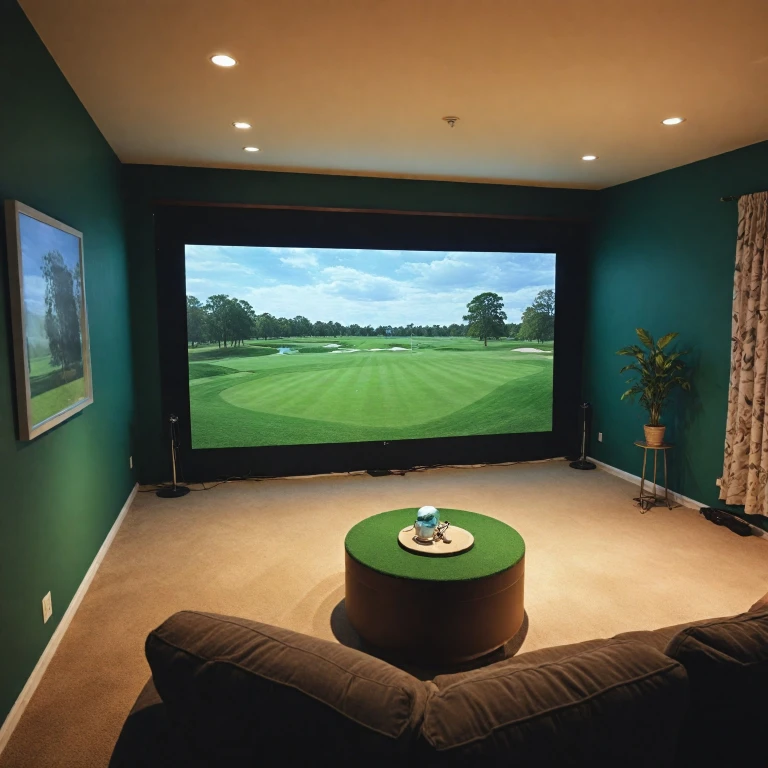 Enhance Your Indoor Golf Experience with a Short Throw Projector