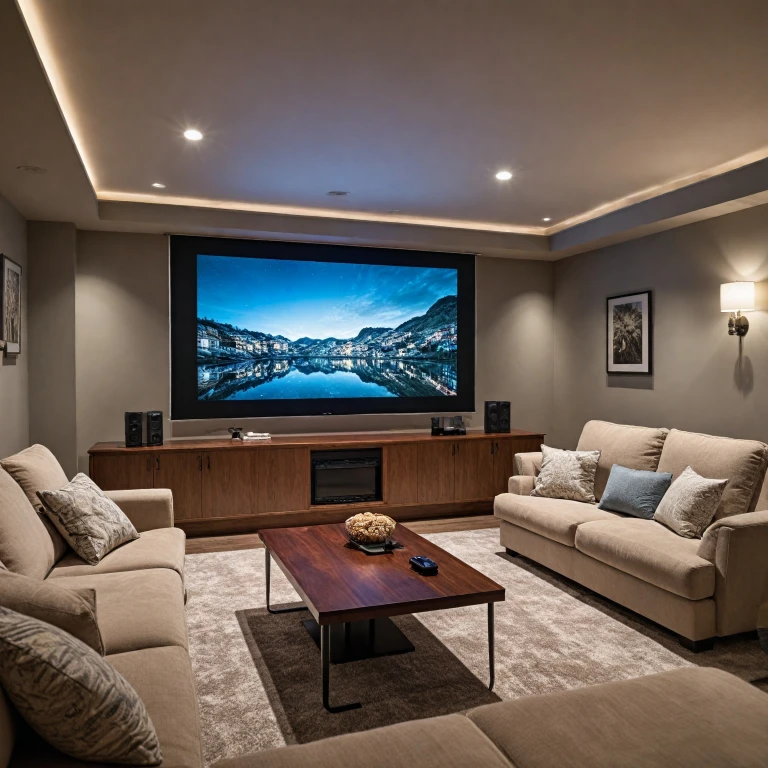 Enhance Your Viewing Experience with a PC-Compatible Adjustable Projector