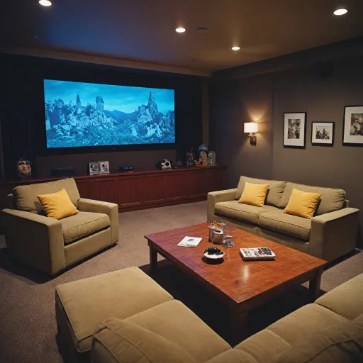 Enhancing Your Home Theater Experience with a Projector and Screen