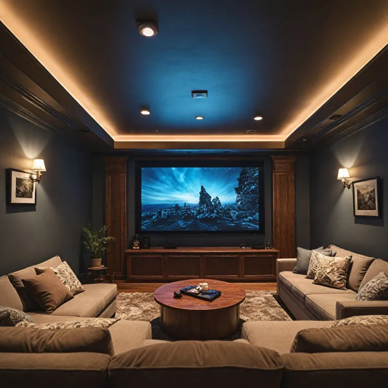 Enhancing Your Home Theater Experience with Ceiling-Mounted Projectors