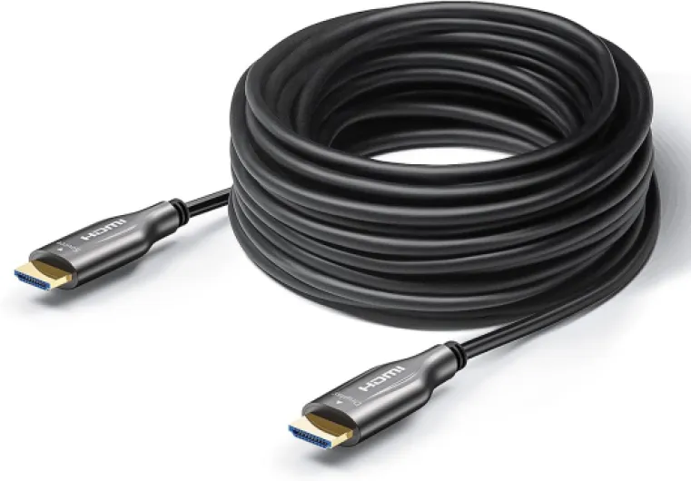 Fiber Optic HDMI Cable 100 Feet, HDMI 2.0, 18Gbps, Supports 4K@ 60Hz, 4:4:4/4:2:2/4:2:0, HDR10, Dolby Vision, HDCP2.2, ARC,3D,Slim and Flexible