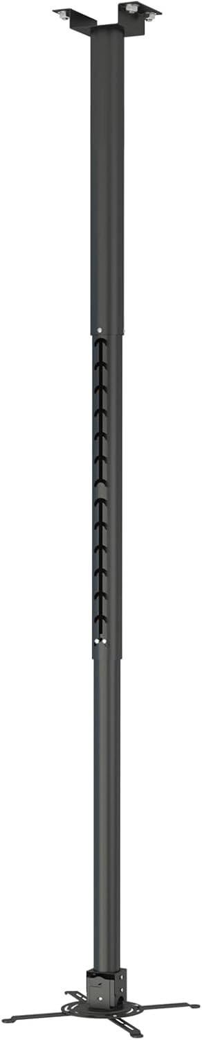 Projector Mount, 42.5 inch to 59 inch Adjustable Height ,Universal Full Motion Ceiling Bracket 22lb Max Weight and Extendable Arms Tilt Rotating Swivel Mount for Home and Office Projector Black Black 42.5inch-59inch