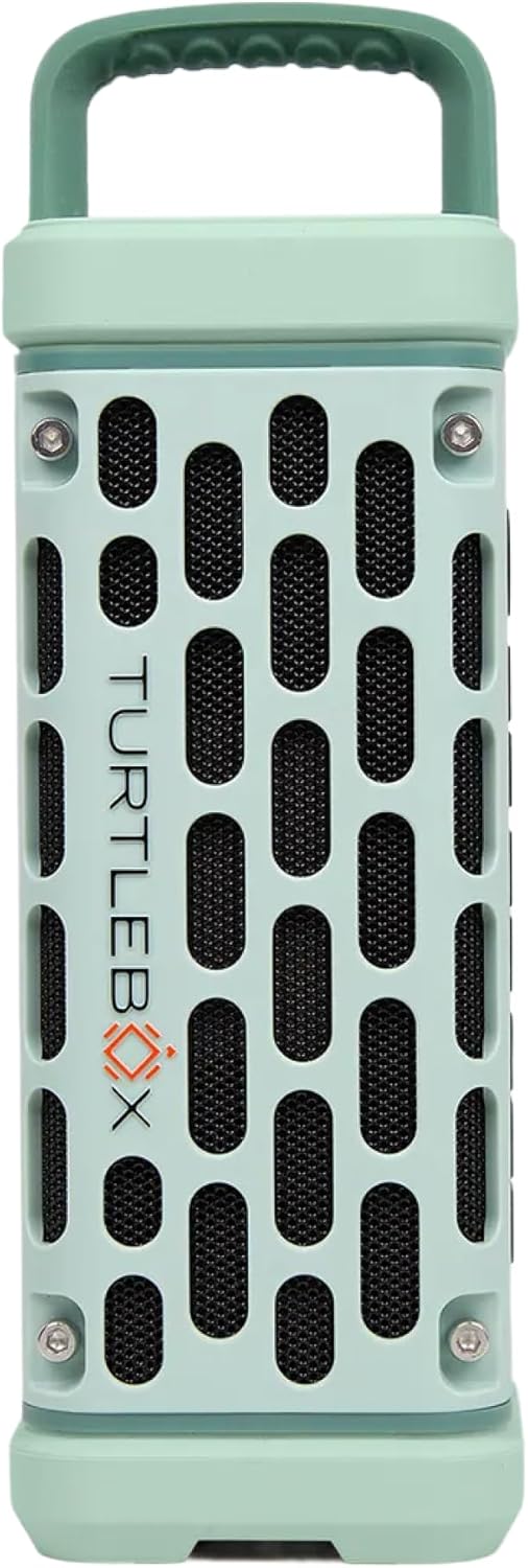 Ranger: Loud! Outdoor Portable Bluetooth 5.4 Speaker - Rugged, Waterproof, Ultra-Portable - Plays to 105db, Deep Bass, Shockproof, Unlimited Pairing for Full Stereo Experience, River Rock River Rock Ranger