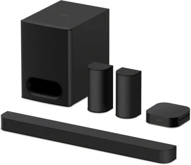 BRAVIA Theater System 6, 5.1ch Home Theater System Sound bar with subwoofer and Rear Speakers, Surround Sound by Dolby Atmos/DTS:X Compatible HT-S60