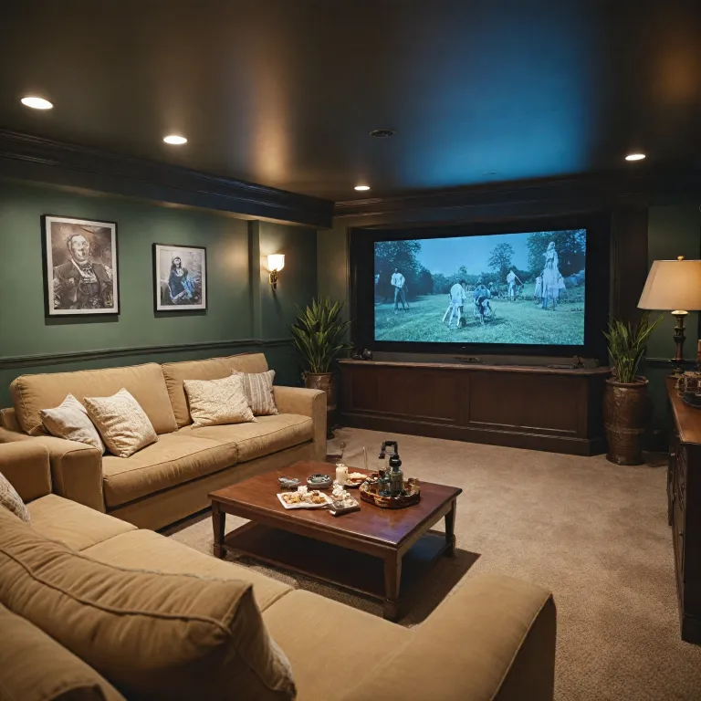 Transform your basement into the ultimate home cinema experience