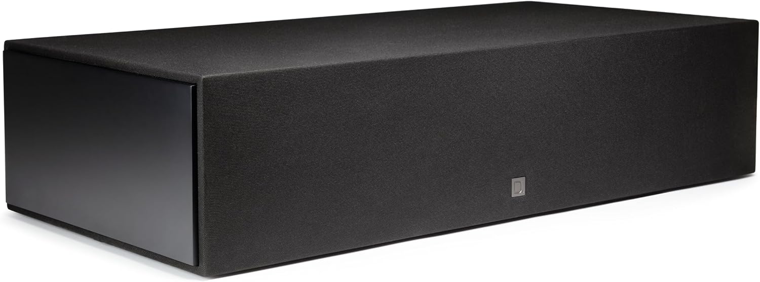 Dymension DM30 Flagship Center Channel Speaker, 5-Driver Array - (4) 4" Midrange Woofers & (1) 1" Tweeter, for Dymension Series Speakers, Immersive Home Theater Audio, Black