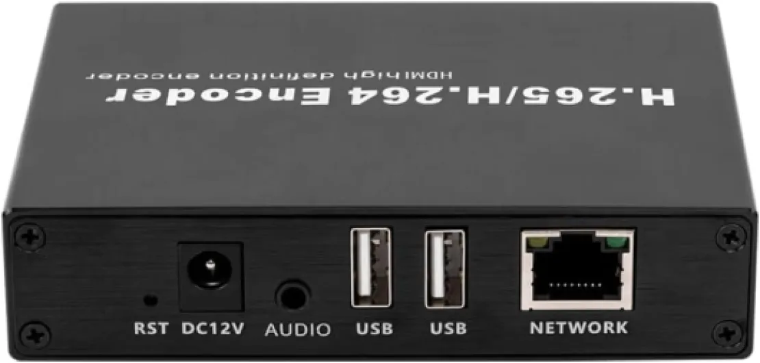 H.265 1080P HDMI Video Encoder/Decoder, USB2.0 for 1080P Webcam, RTSP Video Decoder, Compatible with ONV/HK, Live Stream Network Decoder for YouTube, Facebook, Wowza, Twitch 50B Basic