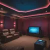 How a DMX lighting controller transforms home theater projection into a cinematic stage