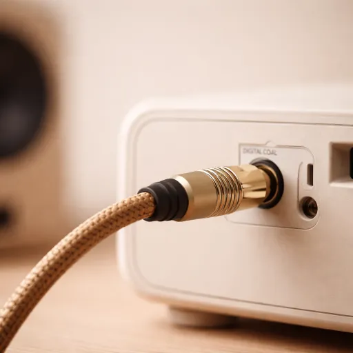 How a coaxial digital audio cable shapes immersive home theater sound