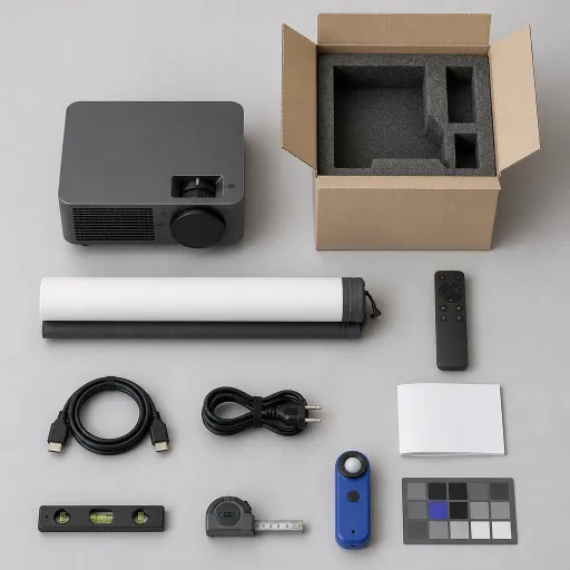 First projector, first room: a setup walkthrough from unboxing to calibrated picture