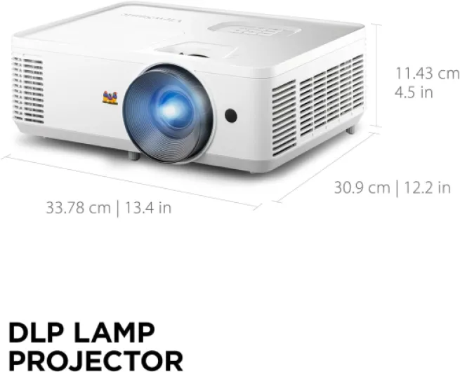 PX704HD 1080p Full HD Projector, 4000 ANSI Lumens, 22.000:1 Contrast, 16ms Low Input Lag, 300" Screen, Dual HDMI, USB Power, Auto V Keystone, for Home, Office and Classroom