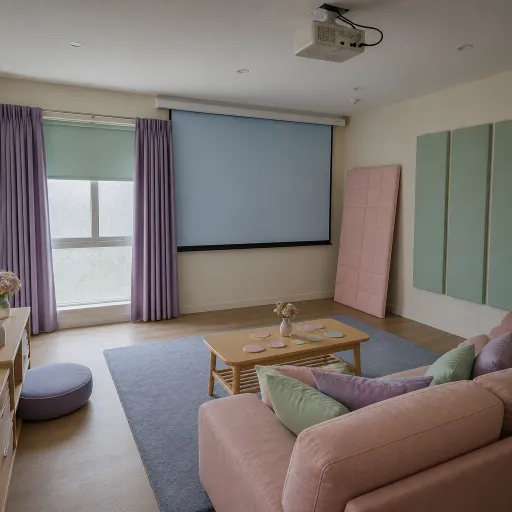 Controlling ambient light without a dedicated theater room